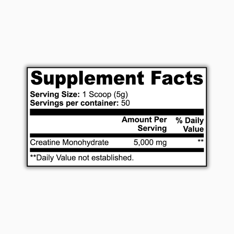 iHealthBrand Creatine Monohydrate
