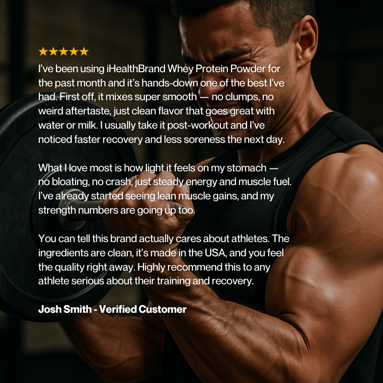 iHealthBrand Whey Protein Isolate Vanilla