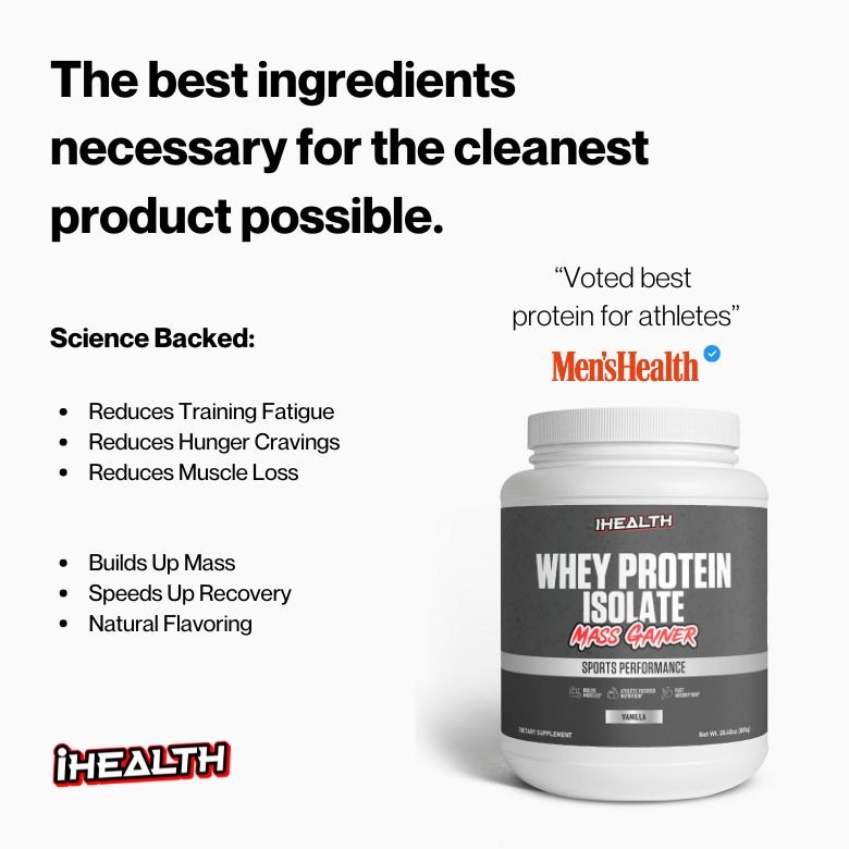 iHealthBrand Whey Protein Isolate Vanilla