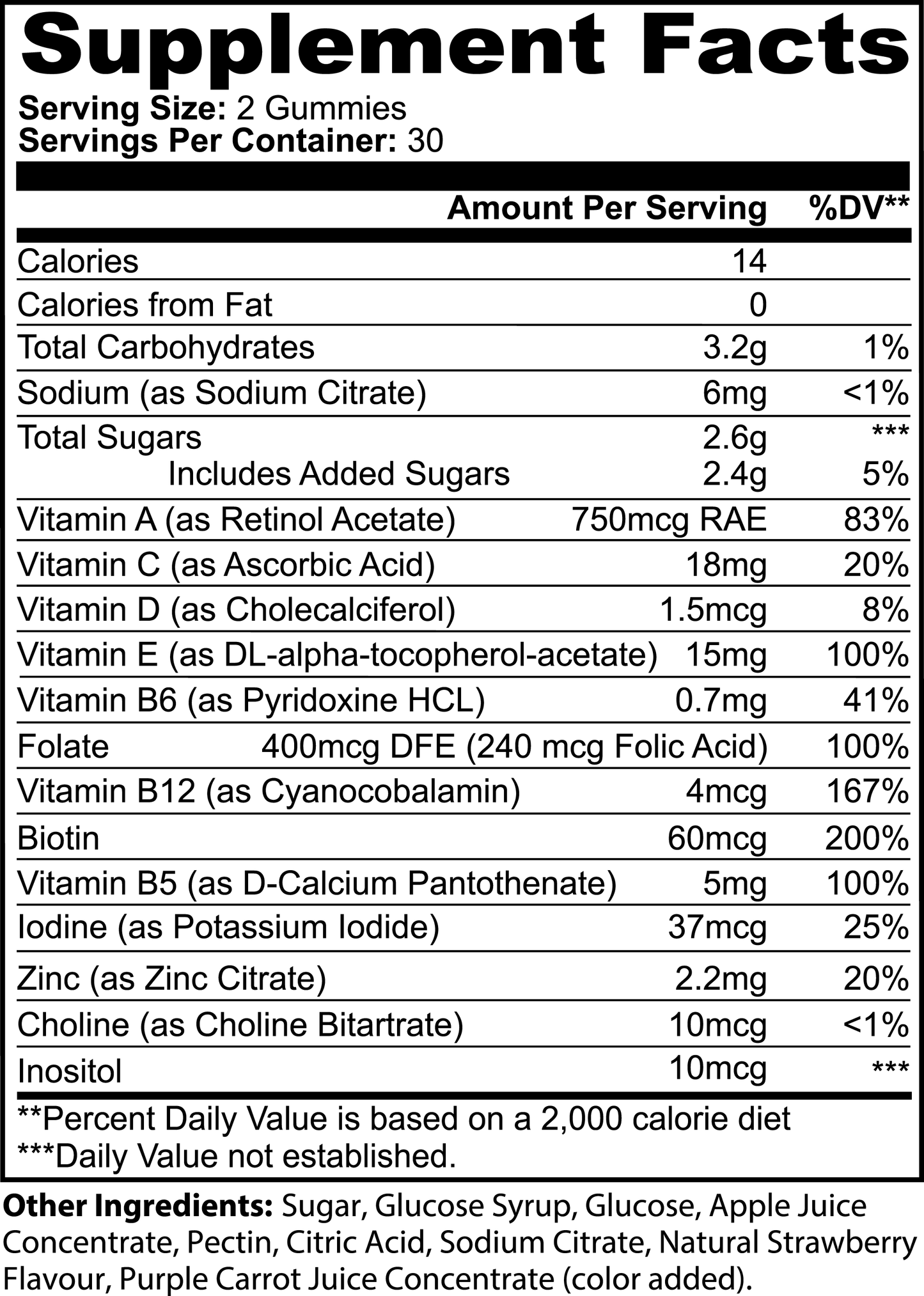 iHealthBrand Multivitamin Gummies