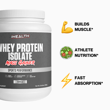 iHealthBrand Whey Protein Isolate Vanilla