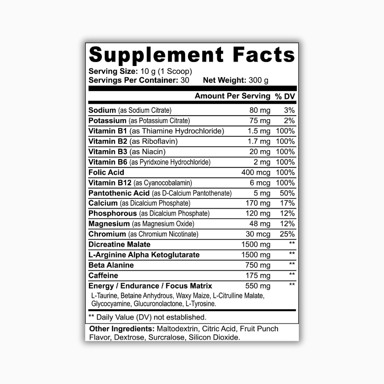 iHealthBrand Essential Pre-Workout